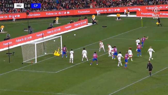 هدف كريستال بالاس في مرمي مانشستر يونايتد 1 3 مباراة ودية