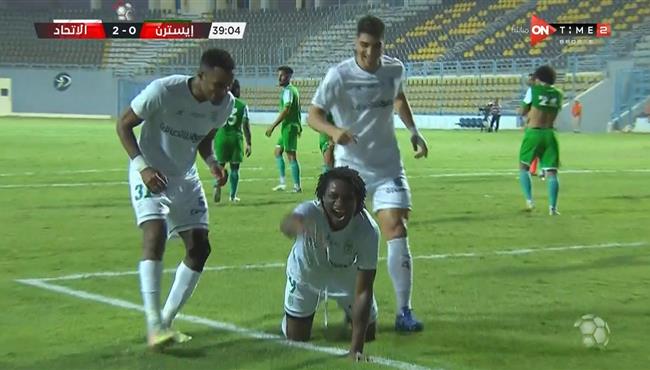 اهداف مباراة الاتحاد السكندري وايسترن كومباني 2 2 الدوري المصري