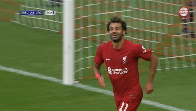 هدف محمد صلاح في مرمي لايبزيج