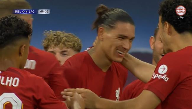 هدف داروين نونيز الثالث في مرمي لايبزيج