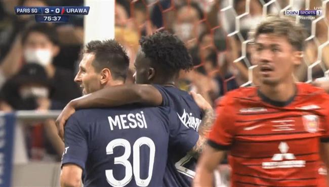 هدف باريس سان جيرمان الثالث في مرمي اوراوا ريدز