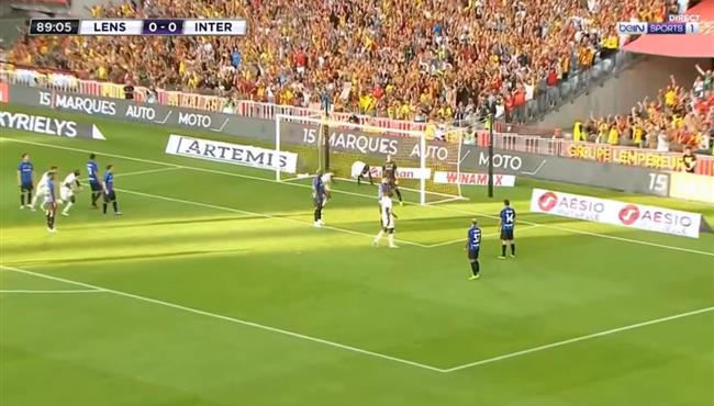 هدف فوز لينس علي انتر ميلان 1 0 مباراة ودية