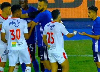 فيديو طرد عبد الكبير الوادي في مباراة الزمالك وسموحة