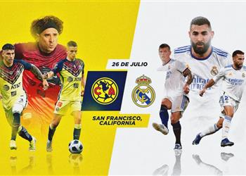 موعد والقناة الناقلة لـ مباراة ريال مدريد وكلوب أمريكا الودية