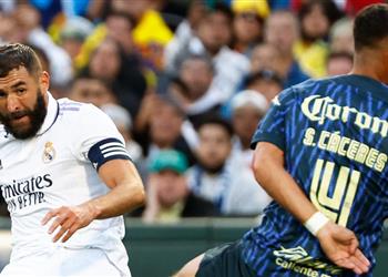 فيديو تسديدة رائعة بنزيما يسجل هدف تعادل ريال مدريد أمام كلوب أمريكا