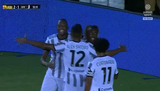 هدف يوفنتوس الثاني في مرمي برشلونة 2 2 مويس كين