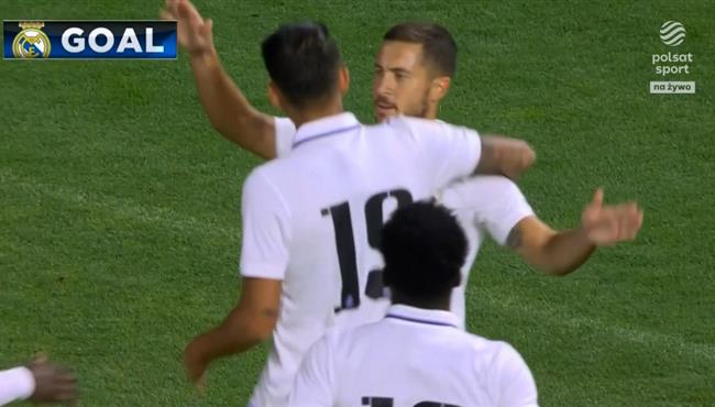 هدف هازارد في مرمي كلوب امريكا