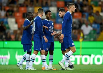 فيديو ستيرلينج يسجل وتشيلسي يستعد للدوري الإنجليزي بثلاثية أمام أودينيزي