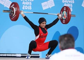 صور نعمة سعيد تحصد ميداليتين ذهبيتين في رفع الأثقال بدورة ألعاب البحر المتوسط