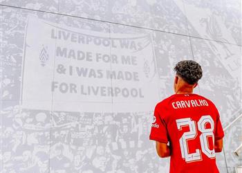 كارفاليو أريد التعلم من محمد صلاح وتجديد عقده جلب الابتسامة لجماهير ليفربول
