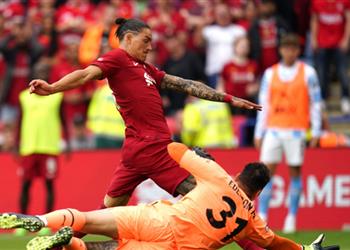 فيديو نونيز يسجل هدف ليفربول الثالث أمام مانشستر سيتي