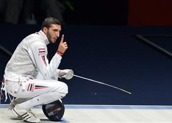 علاء أبو القاسم يودع من ربع نهائي منافسات سلاح الشيش في دورة ألعاب البحر المتوسط