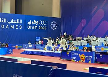 محمد حمزة يحصد برونزية سلاح الشيش في دورة ألعاب البحر المتوسط