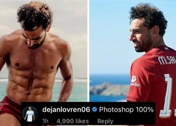 فوتوشوب لوفرين يمازح محمد صلاح بشأن عضلاته وجون تيري يعلق