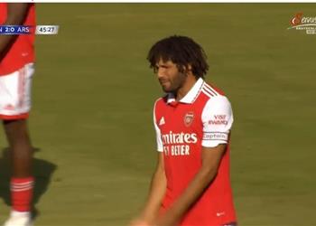 فيديو تسديدة صاروخية محمد النني يسجل هدف آرسنال الثاني أمام نورنبيرج