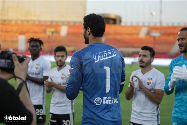 محمد الشناوي من مباراة الأهلي والجونة في الدوري المصري