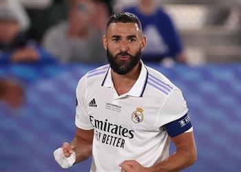 بنزيما يدخل تاريخ ريال مدريد بإنجاز جديد بعد هدفه في السوبر الأوروبي