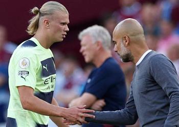 جوارديولا هالاند ليس ميسي ودوري مساعدته ليصبح أفضل