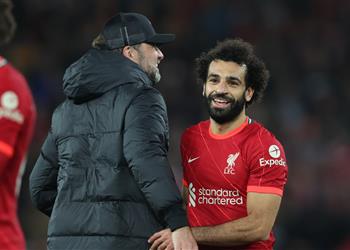 كلوب محمد صلاح فاجأنا بمهارة جديدة ويعلم إنجازه الم نتظر أمام مانشستر يونايتد