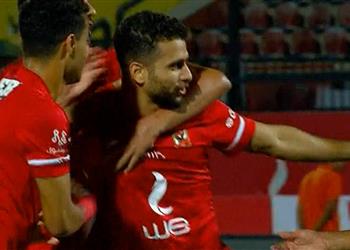 فيديو محمد محمود يسجل هدف الأهلي الثاني أمام إنبي