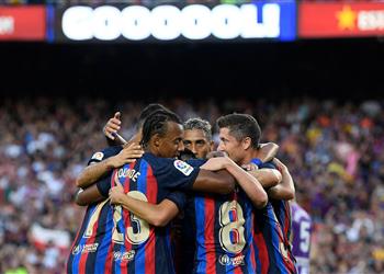 مدافع برشلونة الشاب بعد رباعية بلد الوليد ممتن لتشافي واللعب مع ليفاندوفسكي جنون