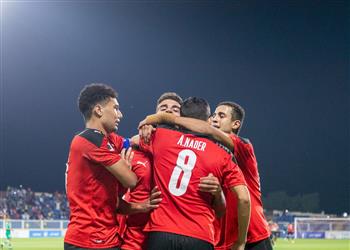 فيديو محمد إبراهيم يسجل هدف مصر الثالث أمام الجزائر