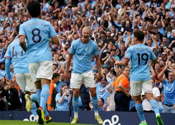 ترتيب هدافي الدوري الإنجليزي بعد هاتريك هالاند في مباراة مانشستر سيتي ونوتينجهام