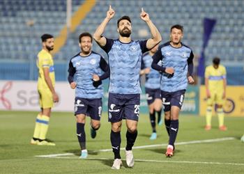 فيديو أحمد سامي يسجل هدف بيراميدز الأول أمام المقاولون العرب