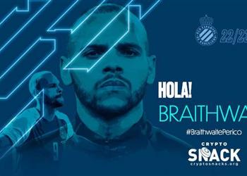 بعد فسخ عقده مع برشلونة رسمي ا برايثوايت ينتقل إلى إسبانيول