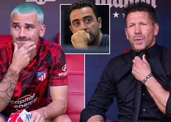 سبورت حرب شاملة بين برشلونة وأتلتيكو مدريد بواسطة جريزمان