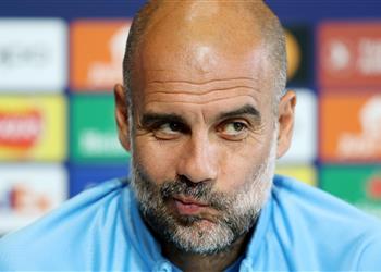 جوارديولا هدفنا الفوز على بوروسيا دورتموند وسعداء بامتلاك هالاند
