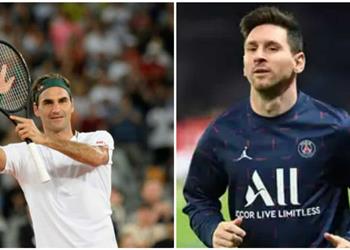 ميسي لـ فيدرير بعد إعلان اعتزاله عبقري فريد في تاريخ التنس