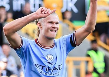 هالاند يحقق رقم ا قياسي ا في تاريخ الدوري الإنجليزي بعد هدفه في ولفرهامبتون