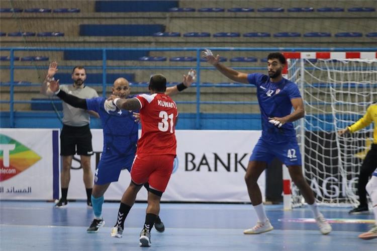 مباراة الزمالك والكويت في البطولة العربية لكرة اليد