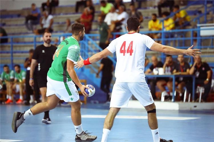 مباراة الزمالك ومولودية الجزائر في البطولة العربية لكرة اليد