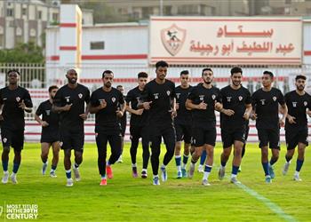مران الزمالك تأهيل حسام عبد المجيد وتقسيمة قوية استعداد ا لمواجهة إليكت سبورت