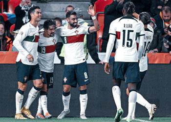 فيديو رونالدو يقود البرتغال للفوز على التشيك برباعية وصدارة المجموعة بـ دوري الأمم الأوروبية