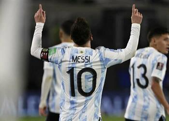 فيديو البديل ميسي يقود الأرجنتين للفوز على جامايكا قبل كأس العالم 2022