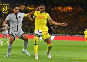 تعرف على تقييم مصطفى محمد بعد خسارة نانت أمام باريس سان جيرمان