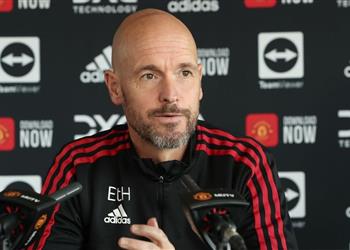 إريك تين هاج ما قاله جوارديولا مجاملة لطيفة ولن نواجه هالاند فقط في ديربي مانشستر