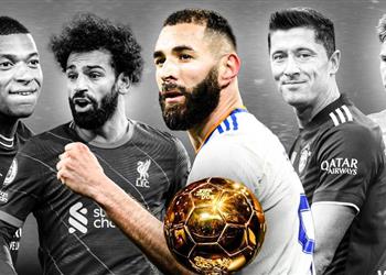 تسريب يظهر ترتيب المرشحين للكرة الذهبية 2022 ومركز محمد صلاح