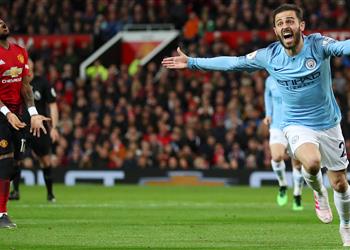 برناردو سيلفا محذر ا مانشستر يونايتد سنقدم طاقتنا الإضافية في الديربي