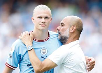 جوارديولا مانشستر سيتي لن يفوز بدوري أبطال أوروبا إذا اعتمد على هالاند