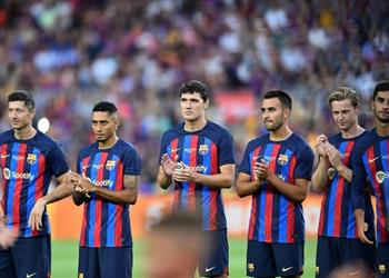 قائمة برشلونة لمباراة فيكتوريا بلزن ضم ليفاندوفسكي وغياب الثنائي الجديد