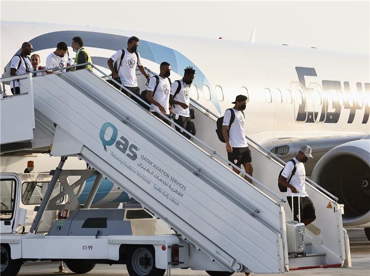 وصول بعثة الزمالك لـ قطر
