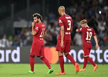 تعرف على تقييم محمد صلاح بعد خسارة ليفربول أمام نابولي في دوري أبطال أوروبا