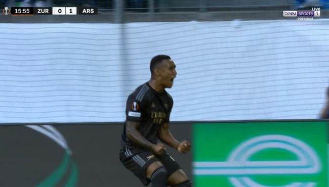 هدف ماركينيوس في مرمي زيورخ بالدوري الاوروبي وبكاءه