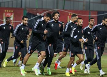 الأهلي يختتم تدريباته استعداد ا لمواجهة بيراميدز في الدوري
