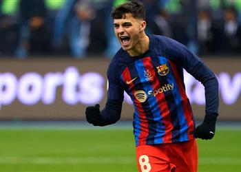 بيدري نتمنى الفوز بأول لقب لنا في عهد تشافي أمام ريال مدريد