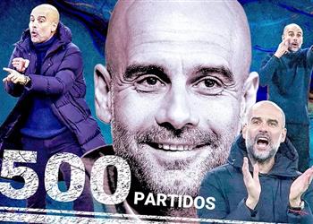 أمام مانشستر يونايتد جوارديولا يستعد لخوض مباراته رقم 500 في بطولات الدوري